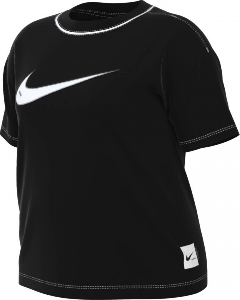 Футболка Nike W NSW SWSH SS TOP DM6211-010 р.S чорний
