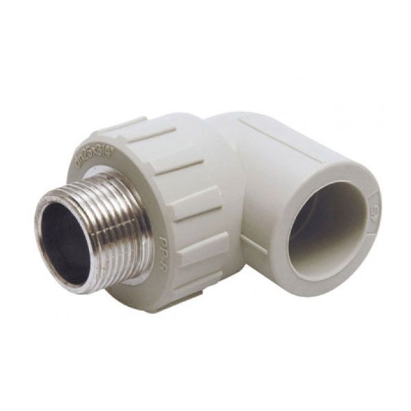 Коліно внутрішня KAS з зовнішньою різьбою d25x3/4” 9625004