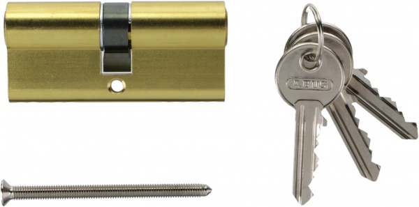 Циліндр Abus E50 35x35 ключ-ключ 70 мм матова латунь 2240631721013