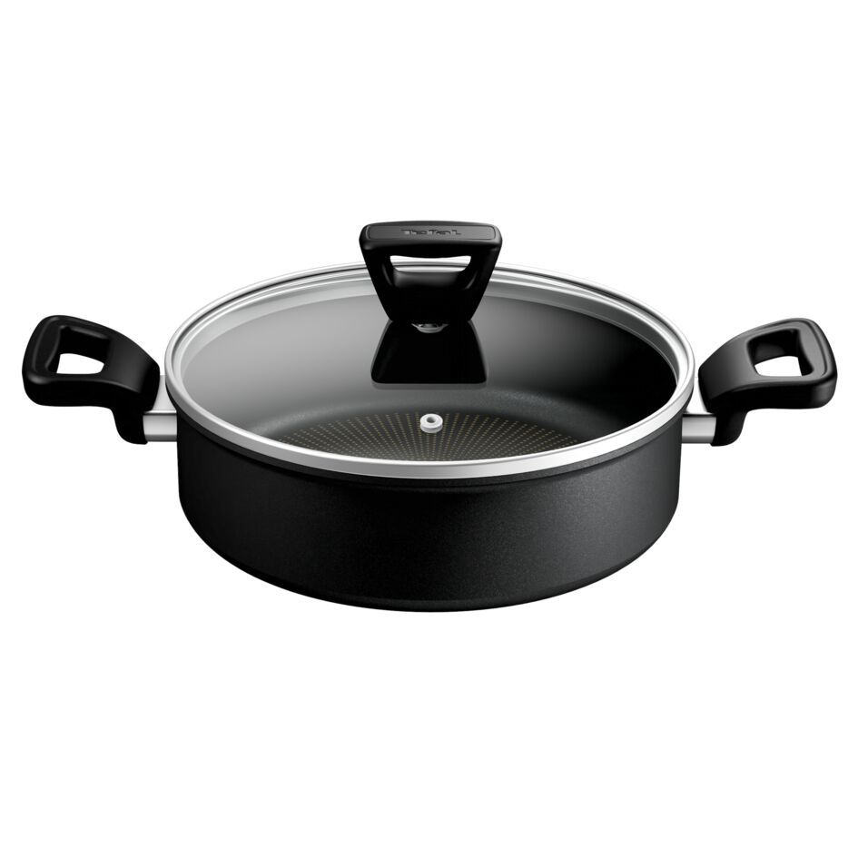 Сотейник із кришкою Tefal Titanium Shallow 24 см G3037053