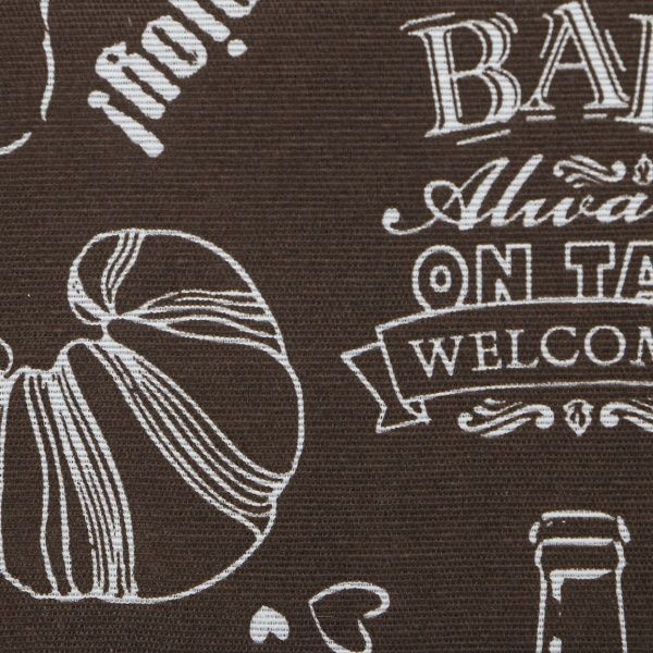 Дорожка Brown Breakfast 40x120 см коричневый Прованс 