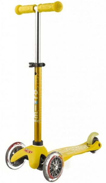 Самокат Micro Mobillity Systems Mini Micro deluxe yellow LED жовтий MMD053 