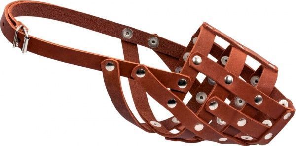 Намордник Collar м'який (доберман, вівчарка сука, далматин) коричневий