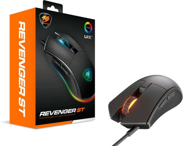 Мишка Cougar Revenger ST black 