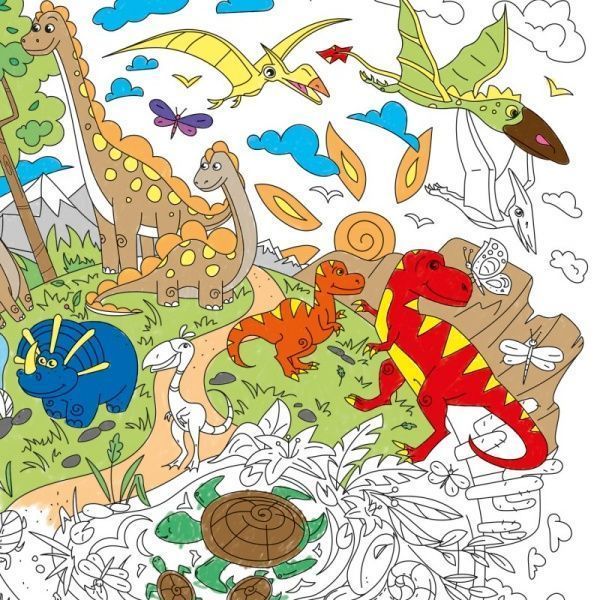 Раскраска «Диноленд» 978-617-7542-13-0