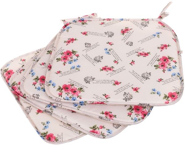 Набор подушек на стул Гармония 38х38х1,7 см 4 шт UP! (Underprice)