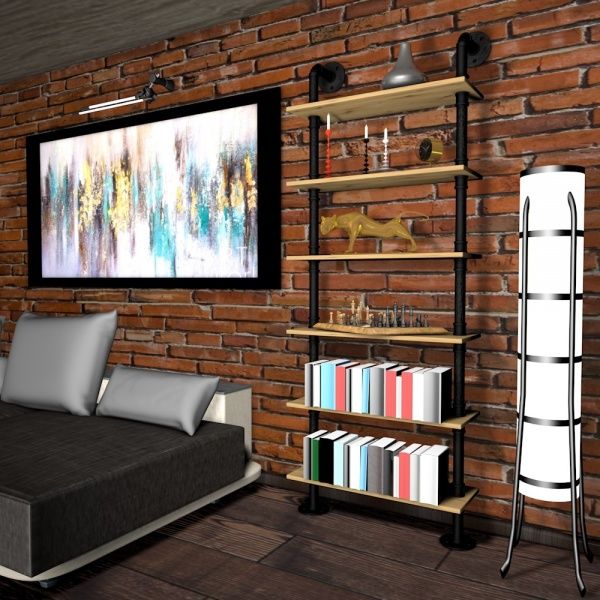 Комплект полок DC Макон-6 700x250 мм дуб артисан 