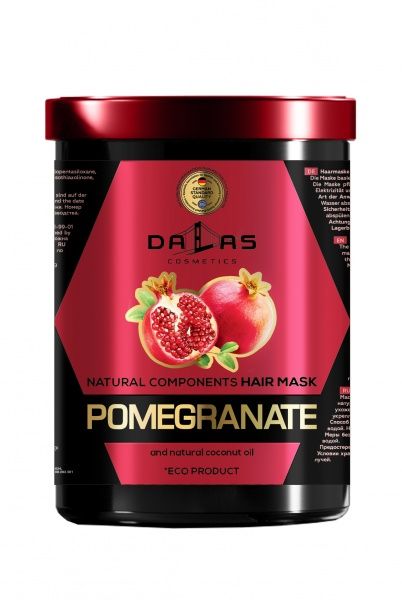 Маска Dalas с маслом гранатовых косточек и натуральным кокосовым маслом 1000 мл