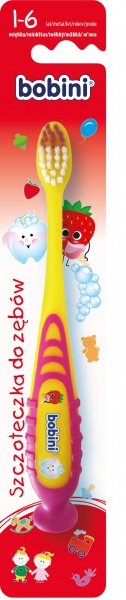 Зубная щетка Bobini 1-6 лет в ассортименте мягкая 1 шт.