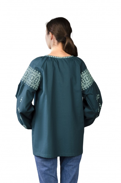 Вишиванка Едельвіка 234-22/00 зелений р. XL 