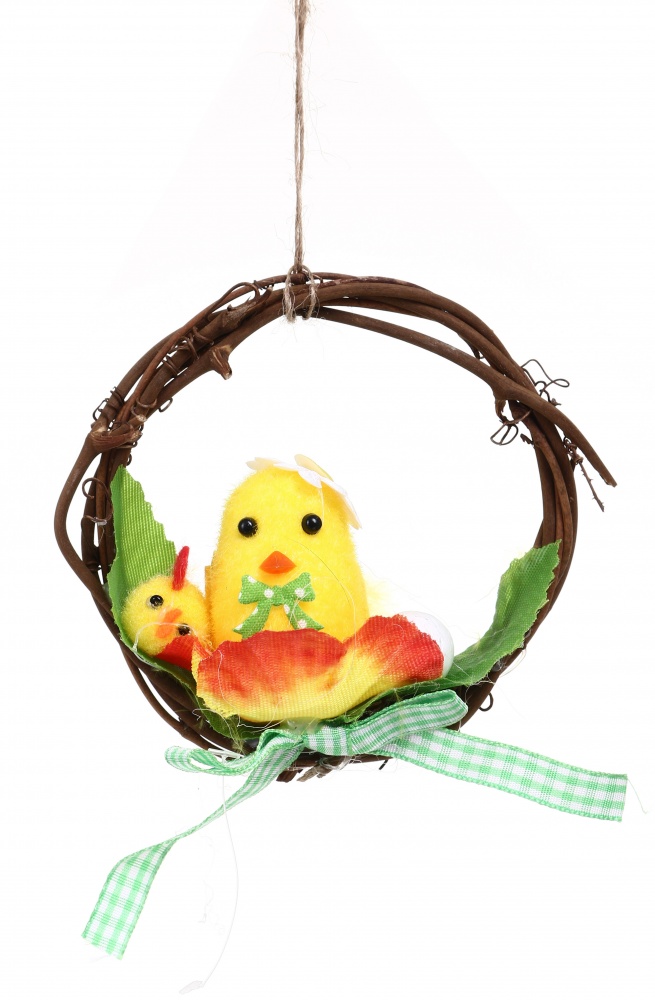 Украшение пасхальное Венок 10х10х5 см GT20833