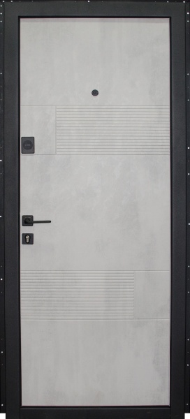 Дверь входная Министерство дверей Оптима-58 оксид 2050x960 мм правая