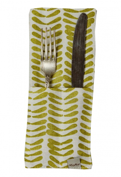 Чохол для приборів La Nuit Oliva Шафран 10x24 см 