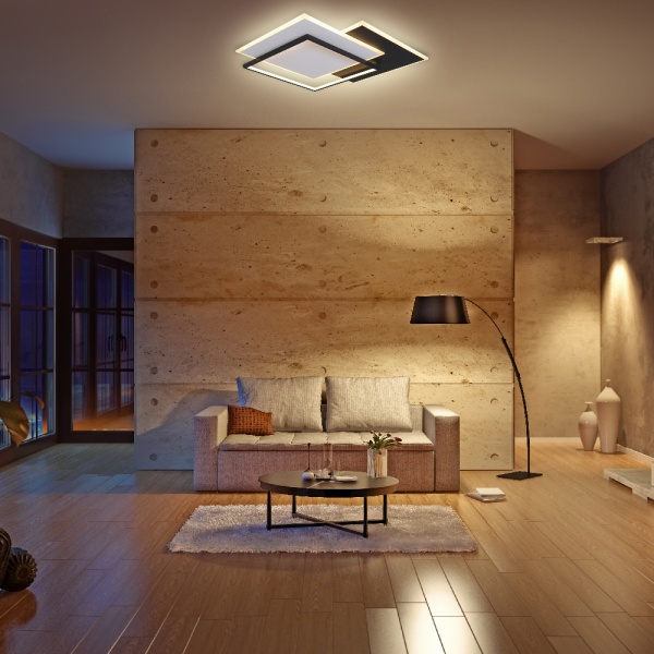 Светильник настенно-потолочный LightMaster NOIRBLANC белый с черным 3000-6500 К CE2300 105W