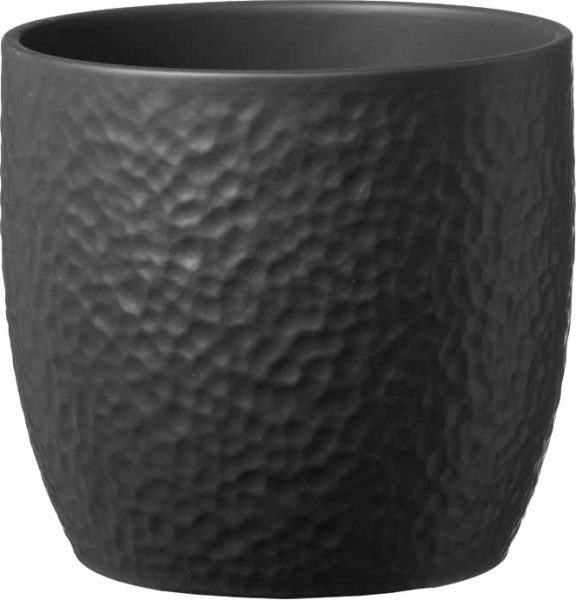 Кашпо керамическое Soendgen BOSTON круглый антрацит (4006063252260) 