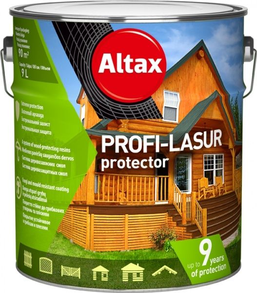 Лазур Altax PROFI-LASUR protector Дуб мат 9 л