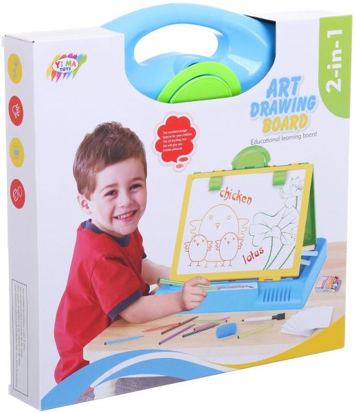 Доска для рисования Shantou сине-желтая YM136