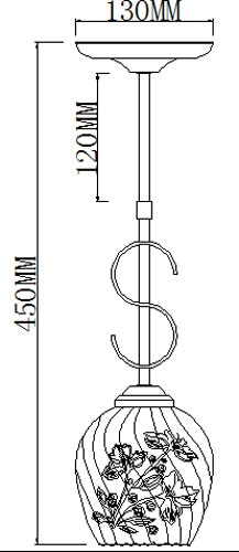 Світильник стельовий Accento lighting Leo 1x60 Вт E27 золото ALG-06845/1PFGD