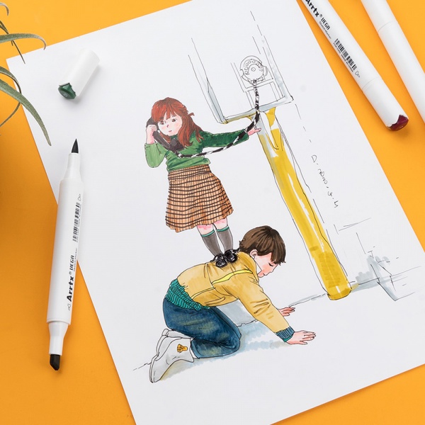 Набор маркеров Arrtx спиртовых Vega ASM-0380A 80 цветов + сумка LC302260 