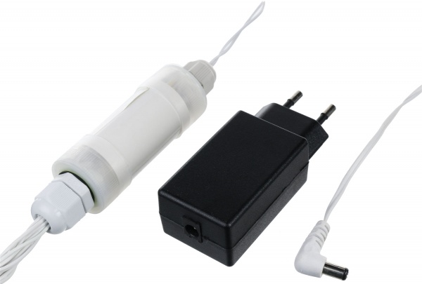 Электрогирлянда Девилон Завеса белая встроенный светодиод (LED) 192 ламп 2,6 м 