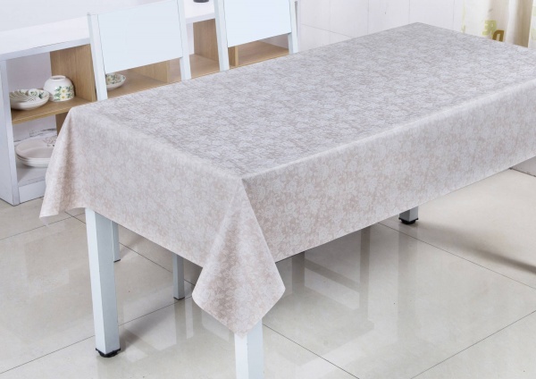 Скатертина Прованс Роза 137x180 см бежевий Dariana 