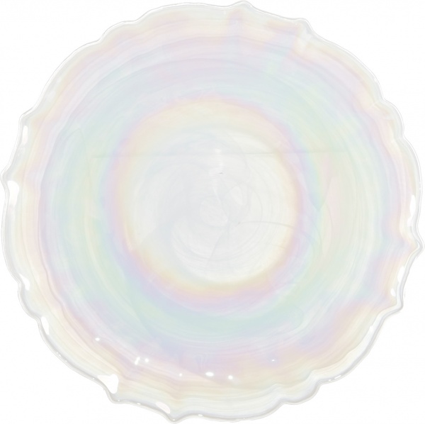 Блюдо глибоке Icequeen 32,5 см блискучий ірис Dekor Cam 