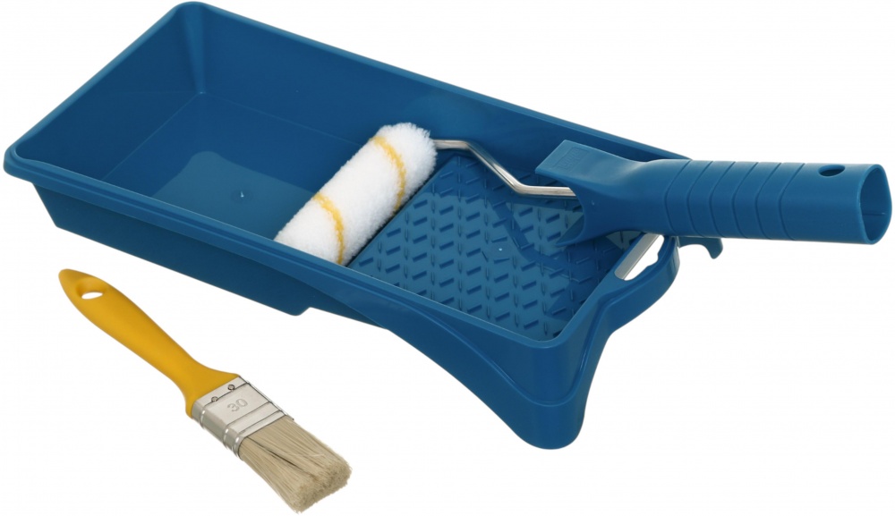 Ванночка для краски с валиком Tempo 100 мм и кисточкой 30 мм №56 - 0180-560000