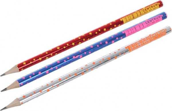 Олівці чорнографітні НВ 3 шт. 880353 Centrum