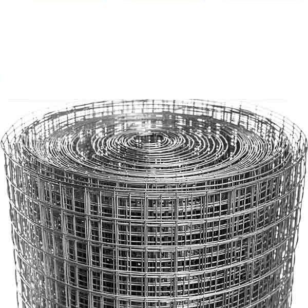 Сетка сварная оцинкованная 20x20x1 мм рулон 6,25 кв.м