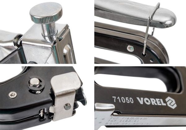 Степлер Vorel 71050 h = 4-14 мм. тип (А) 53