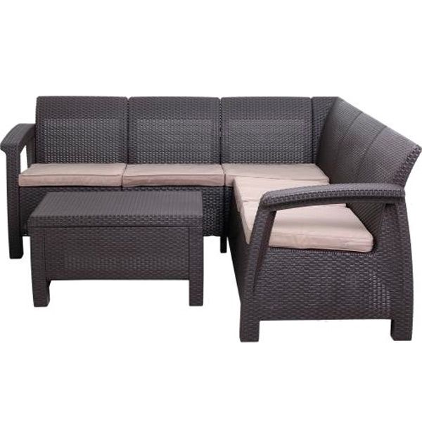 Комплект мебели Curver Corfu Relax коричневый