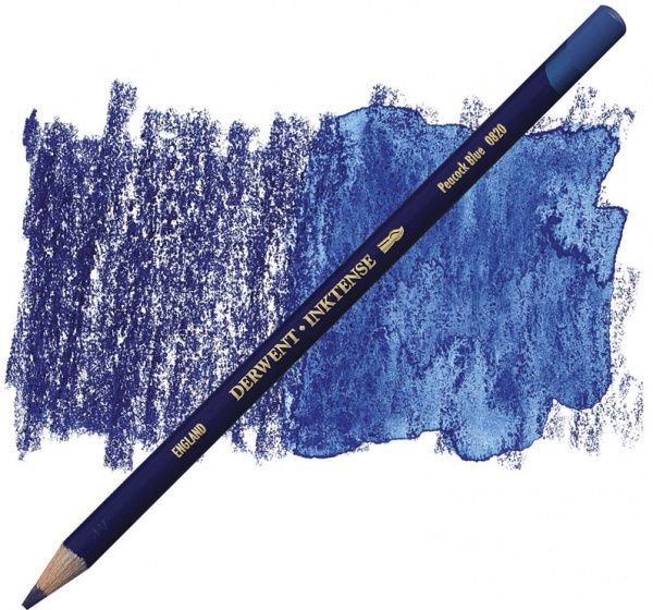 Олівець чорнильний Inktense 0820 Переливчастий синій Derwent