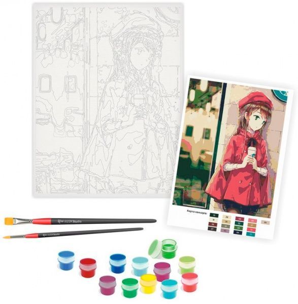 Набір, техніка акриловий живопис за номерами Замріяна Rosa Start 