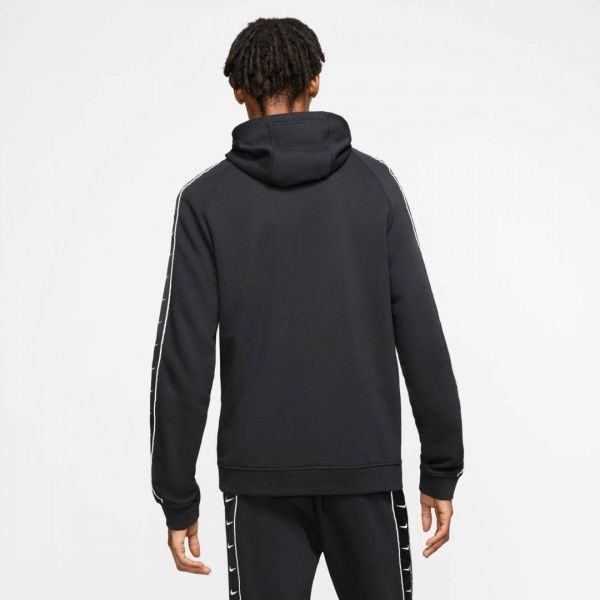 Джемпер Nike M NSW SWOOSH FLC PO HOODIE FT CV1030-010 р. L чорний