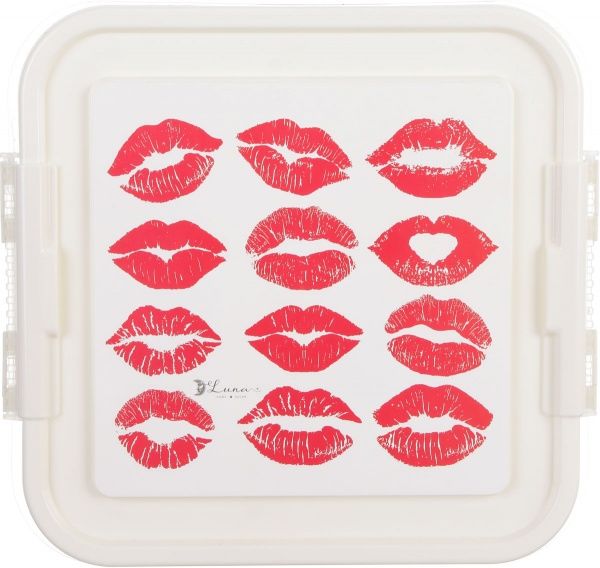 Органайзер Fashion kiss 25х26х11 см білий із червоним 