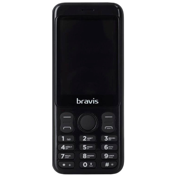 Телефон мобильный Bravis C281 Wide black