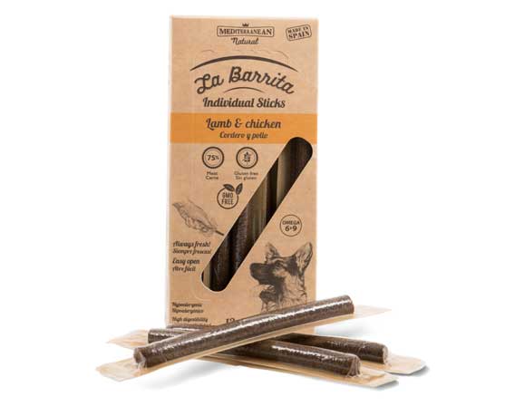 Лакомство Mediterranean La Barrita Flavour курица и ягненок 150 г