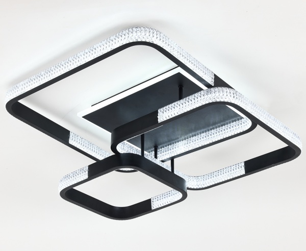 Світильник світлодіодний з пультом ДК 140 Вт чорний 3000-6000 К SCHWARZ 140 SC BK 