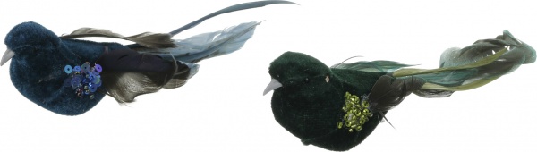 Набор новогоднего декора на клипсе Птички 2 шт. 17х4,5х5,5 см HC4503710