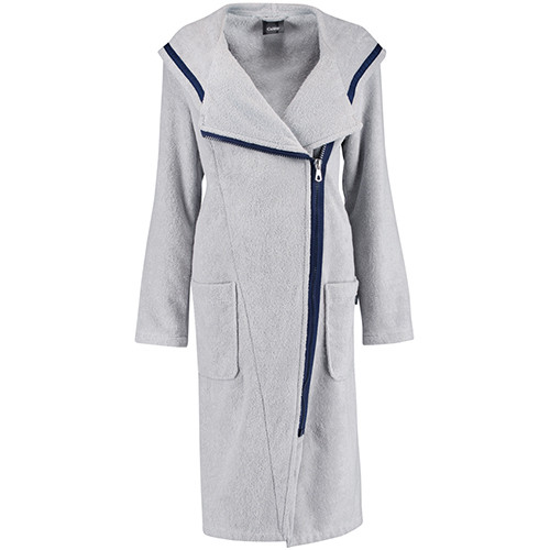 Халат жіночий Cawo New Zipper р. M сірий 61160701М