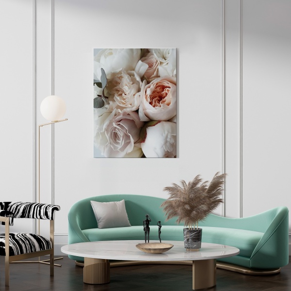 Картина на холсте Пастельные цветы 50x70 см WS Holst 14082228 