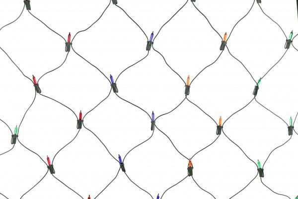 Электрогирлянда линейная внутренняя встроенный светодиод (LED) 300 ламп 2м Сетка 