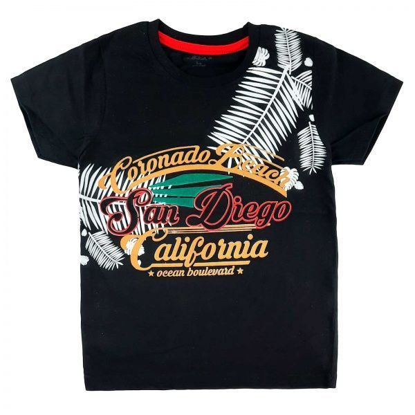 Футболка для хлопчиків San Diego San Diego р.116 чорний 