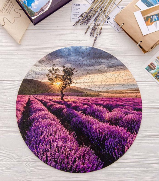 Пазл дерев'яний Прованс 30 см PuzzleUp 