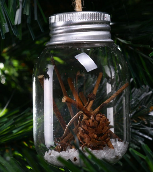 Ялинкова іграшка у формі банки 40х40х65 мм ABR800320 