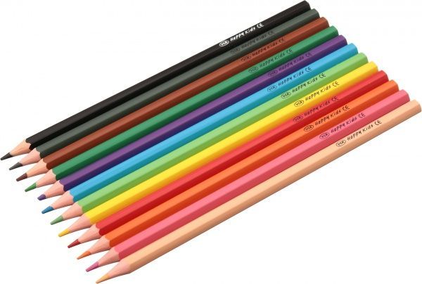 Олівці кольорові Happy kids VGR 12 шт.