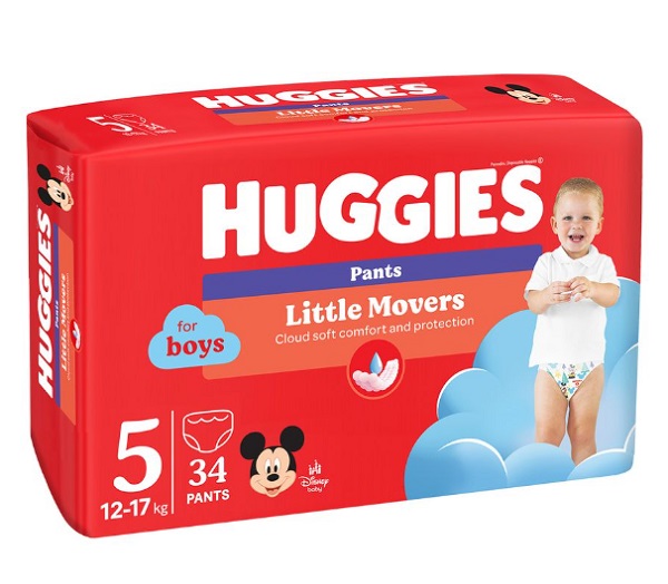 Підгузки-трусики Huggies Boy 5 12-17 кг 34 шт.