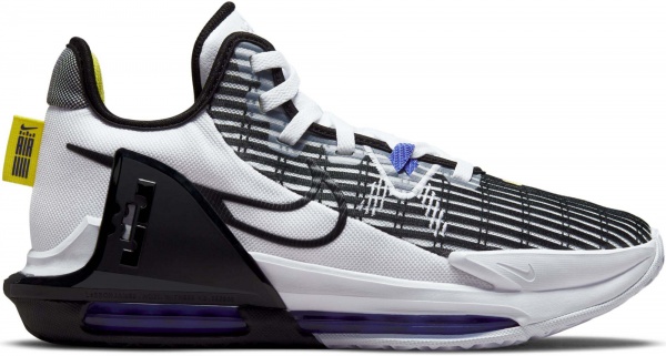 Кроссовки Nike LEBRON WITNESS VI CZ4052-100 р.US 18 черно-белый