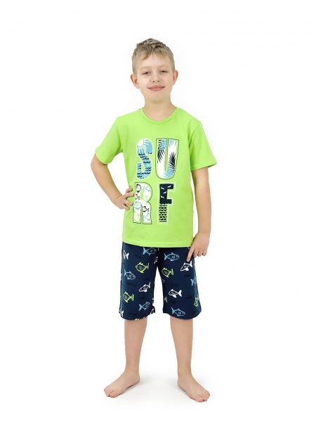 Костюм для хлопчиків Roksana р.98-104 салатовий №0014/12032 