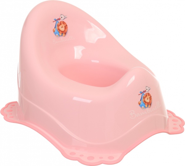 Горшок Bambinelli детский с резинкой розовый 35x30x23 см